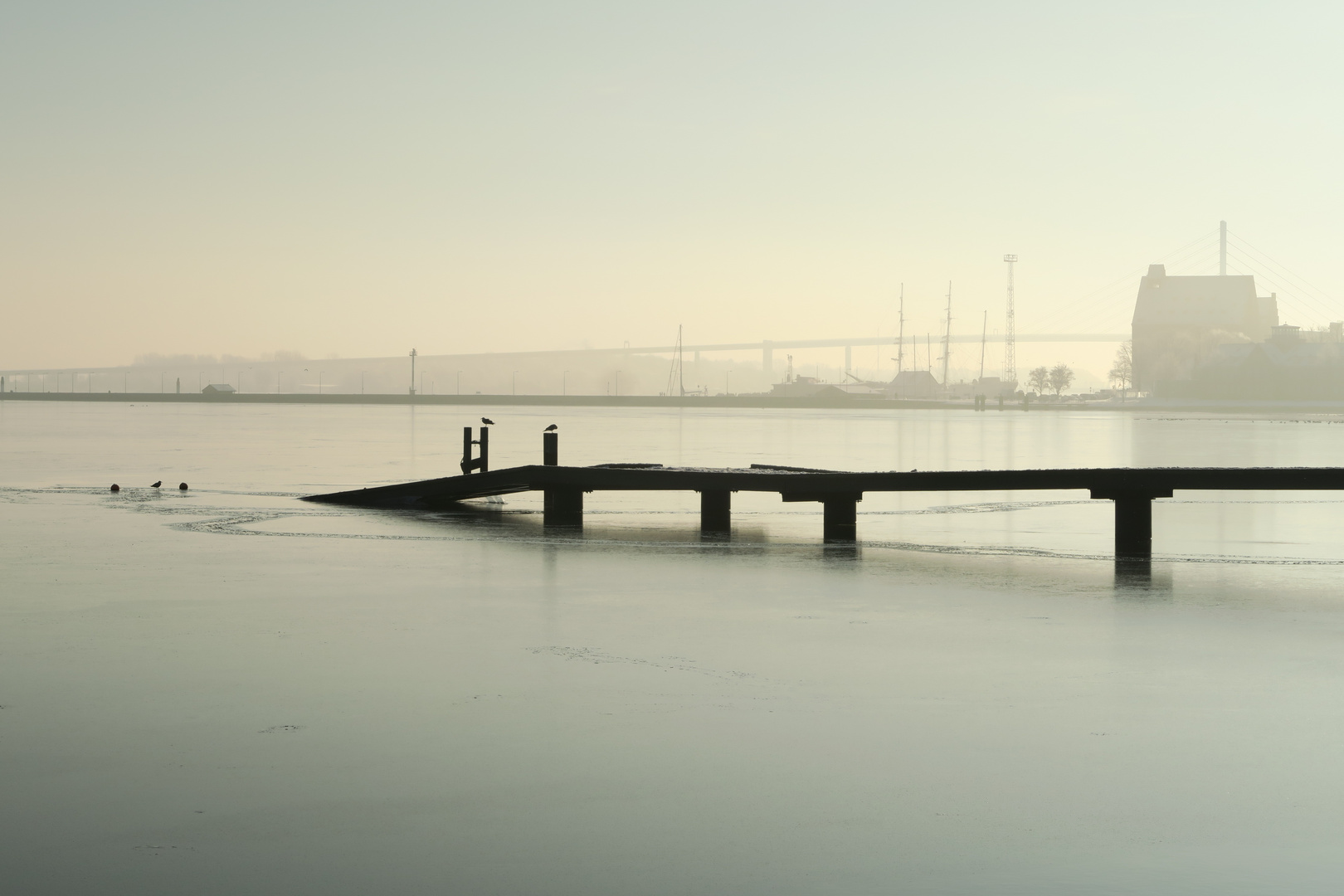 Als in Stralsund noch Winter war