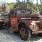 Als Leihwagen keine 1. Wahl mehr. Gesehen auf einer Farm auf Kangaroo Island, Australien