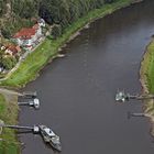 Als man noch mit Freuden von der Basteiaussicht auf die Elbe...