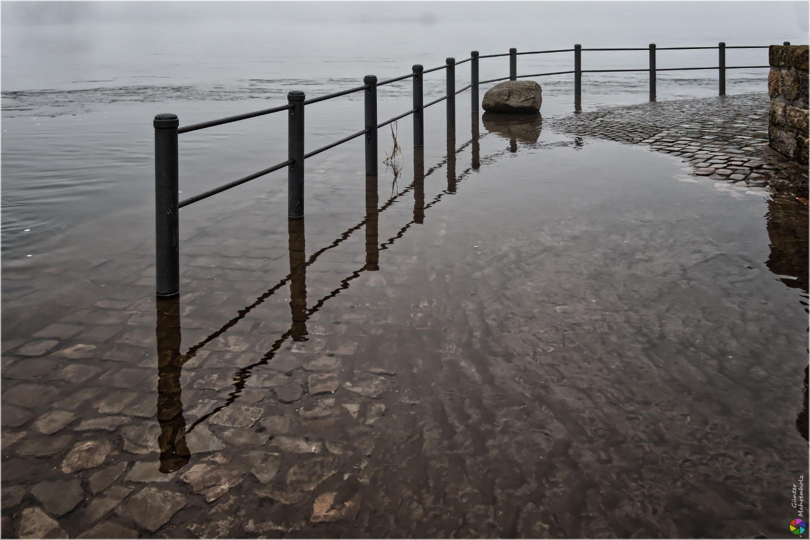 Als noch mehr Wasser in der Elbe war