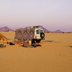 Als noch so etwas gemacht werden konnte, Camping in der Sahara