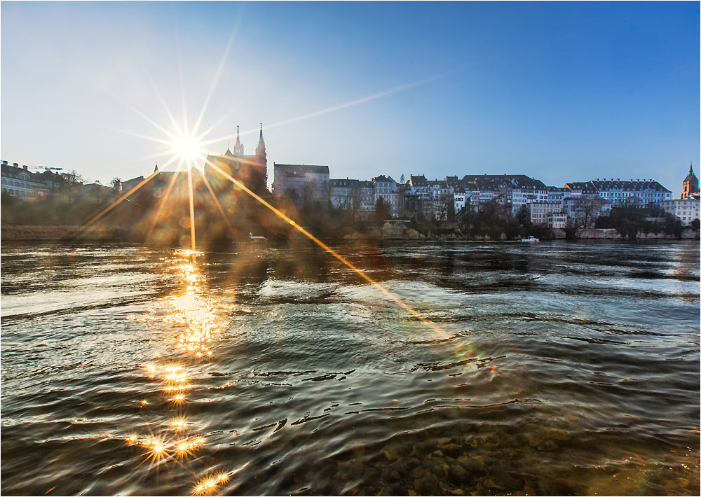 …als ob der Rhein sich festlich schmücken wollte...