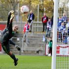 Als Torfrau sollte man den Ball nie aus den Augen verlieren