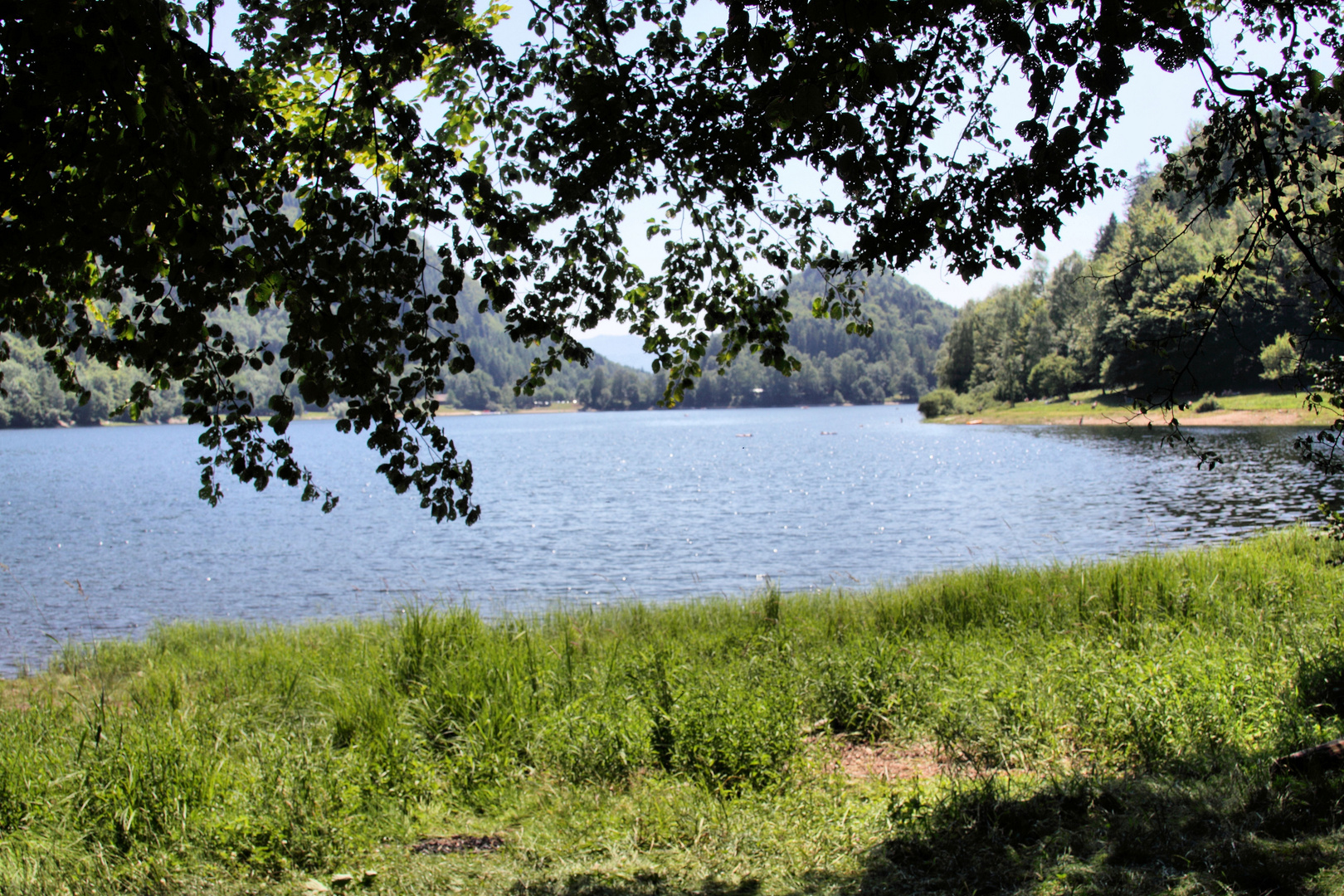 Alsace, Lac du Kruth-Wildenstein - am Ostufer