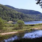 Alsace, Lac du Kruth-Wildenstein - Einmündung der Thuir in den Stausee