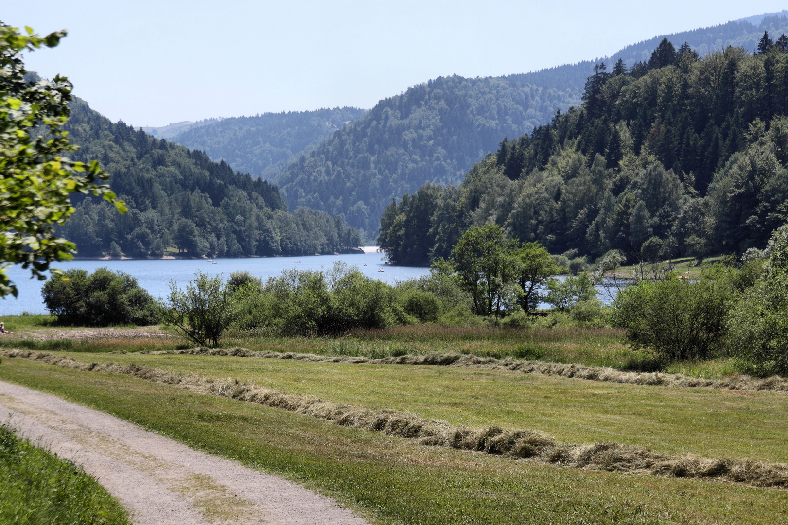 Alsace, Lac du Kruth-Wildenstein - Refuge de bioversité - Nordeingang