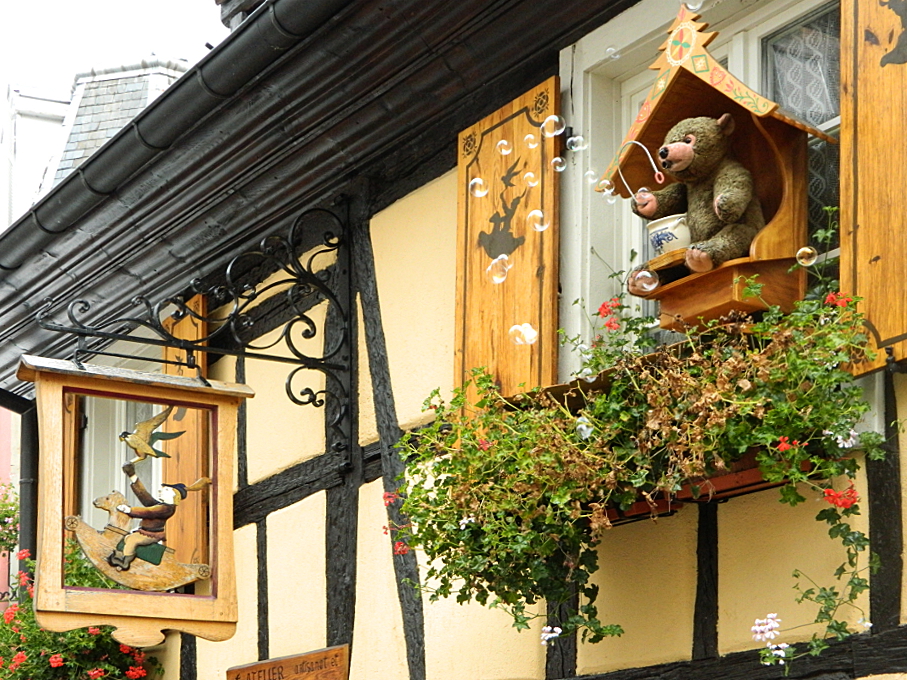 Alsazia, nel villaggio di Obernai