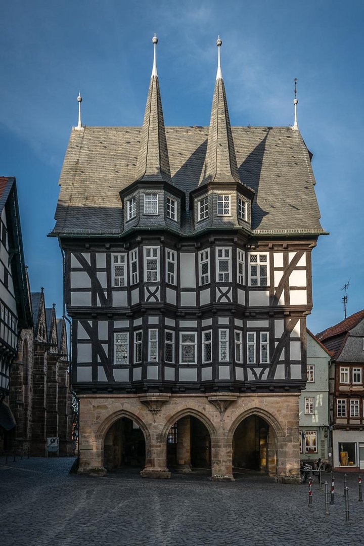 Alsfeld: Historisches Rathaus am 15. April 2015