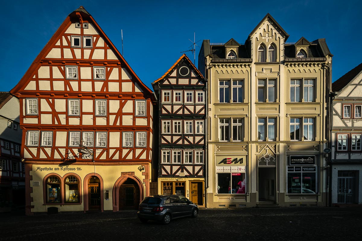 Alsfeld: Marktplatz am 15. April 2015