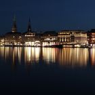 Alster bei Nacht