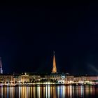 Alster bei Nacht