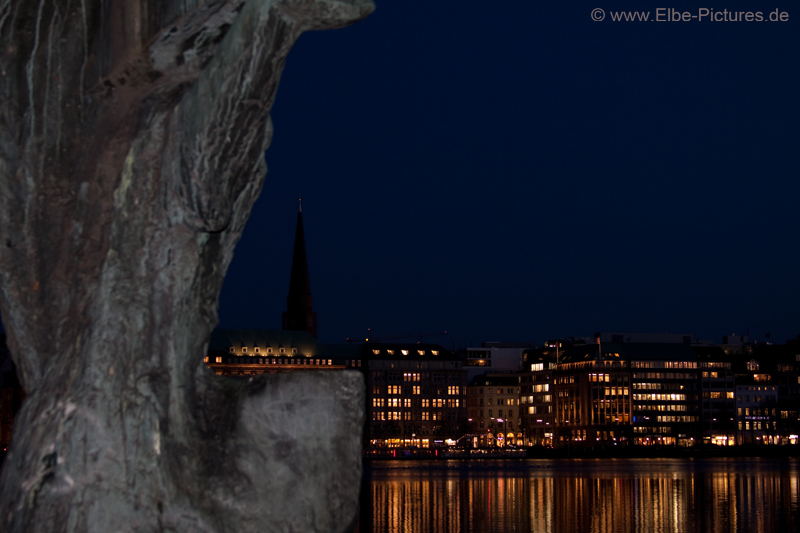 Alster bei Nacht