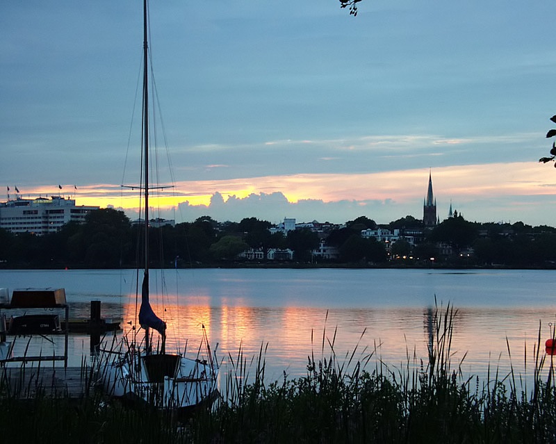 Alster - Boot - Sonne