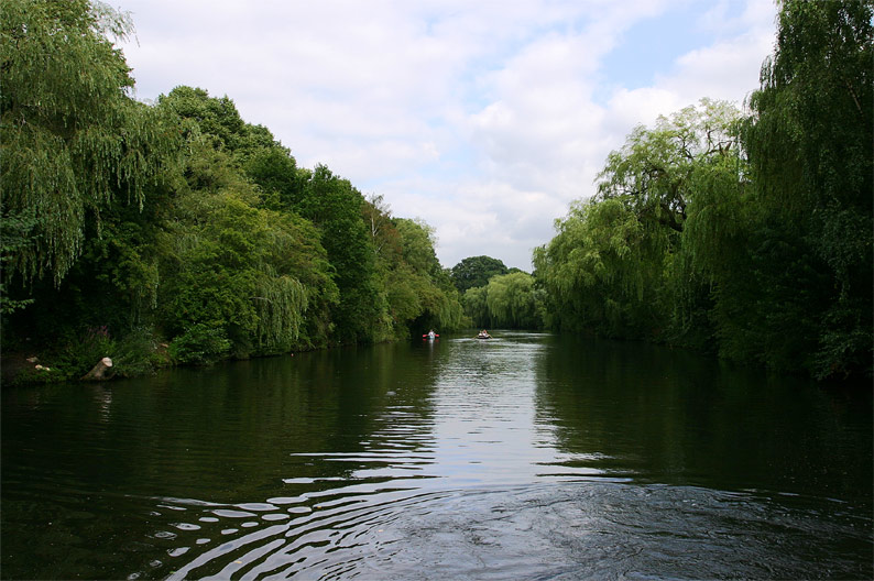 Alster Kanalfahrt in Hamburg