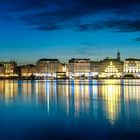 Alster mit dem Jungfernstieg