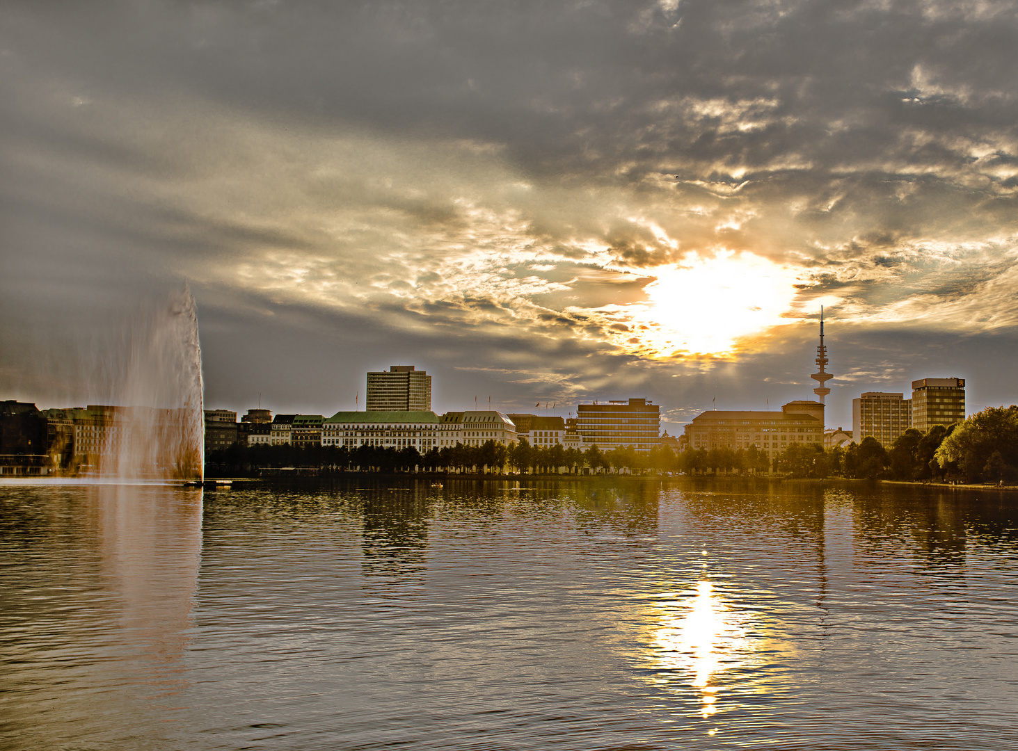 Alster Sonnenausklang