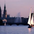 Alster und Rathaus