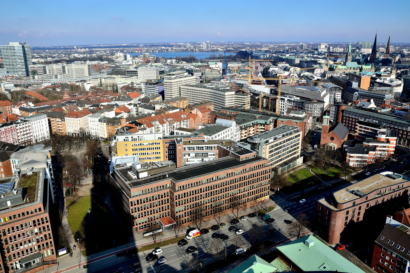 Alster und Rathaus