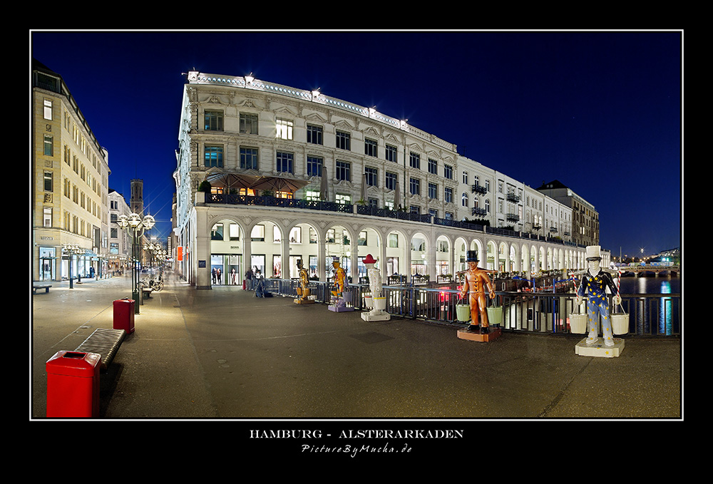 Alsterarkaden /pano/