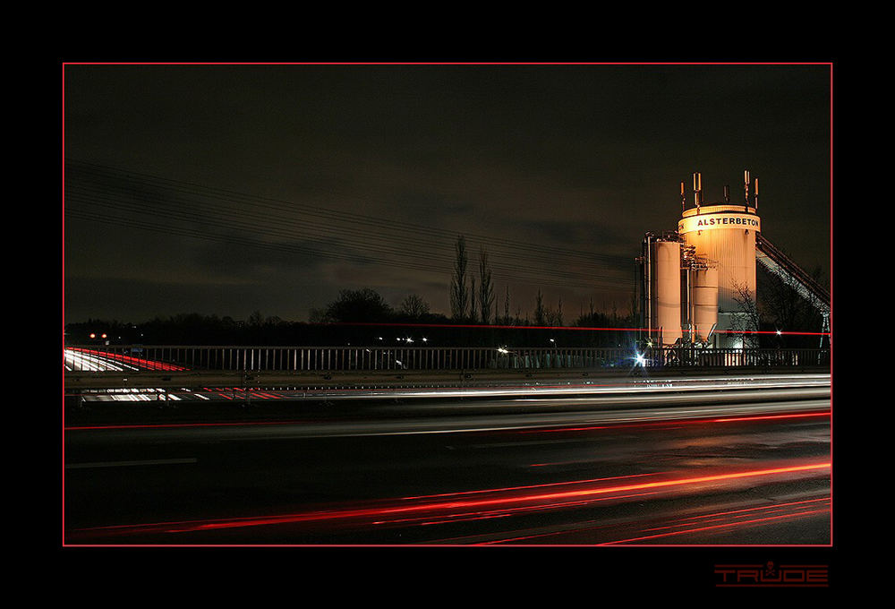 Alsterbeton Abfahrt Halstenbeck