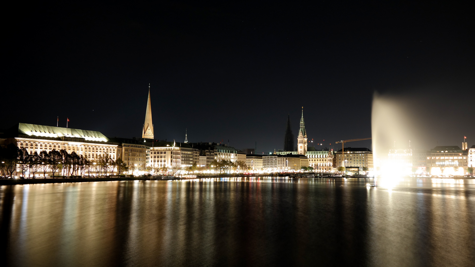 Alsterblick auf Hamburg