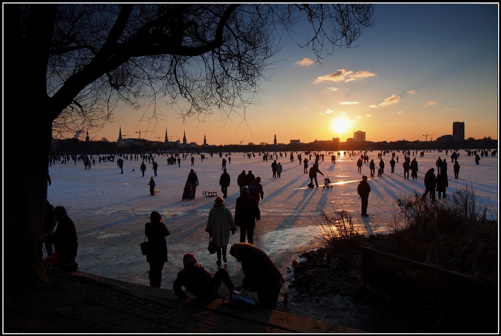 Alstereiswinterabend