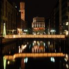 Alsterfleet bei Nacht (Stadthausbrücke)