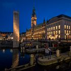 Alsterschleuse am Rathausplatz, Hamburg