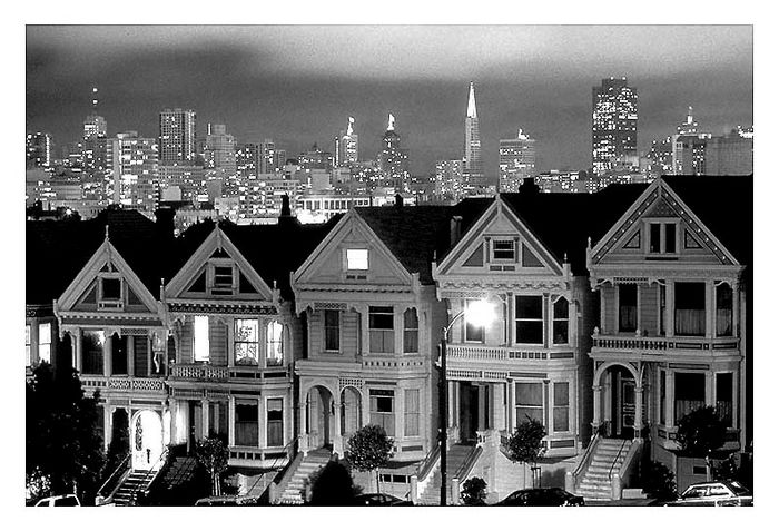 Alt und Neu - Alamo Square