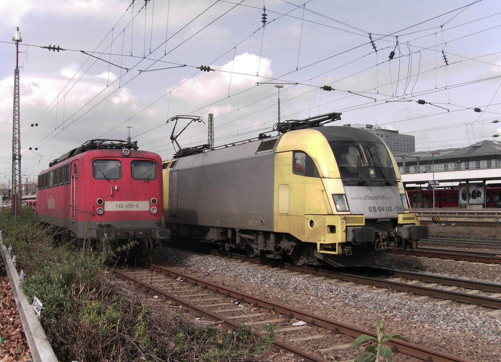 Alt und Neu in Mannheim Hauptbahnhof