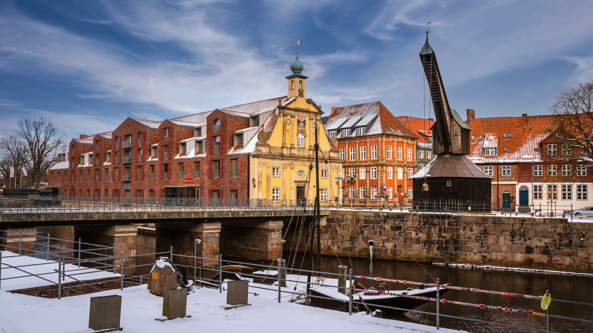 Alt und Neu - Lüneburg im Winter