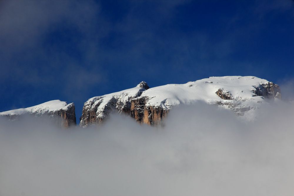 Alta Badia . Winterlandschaft