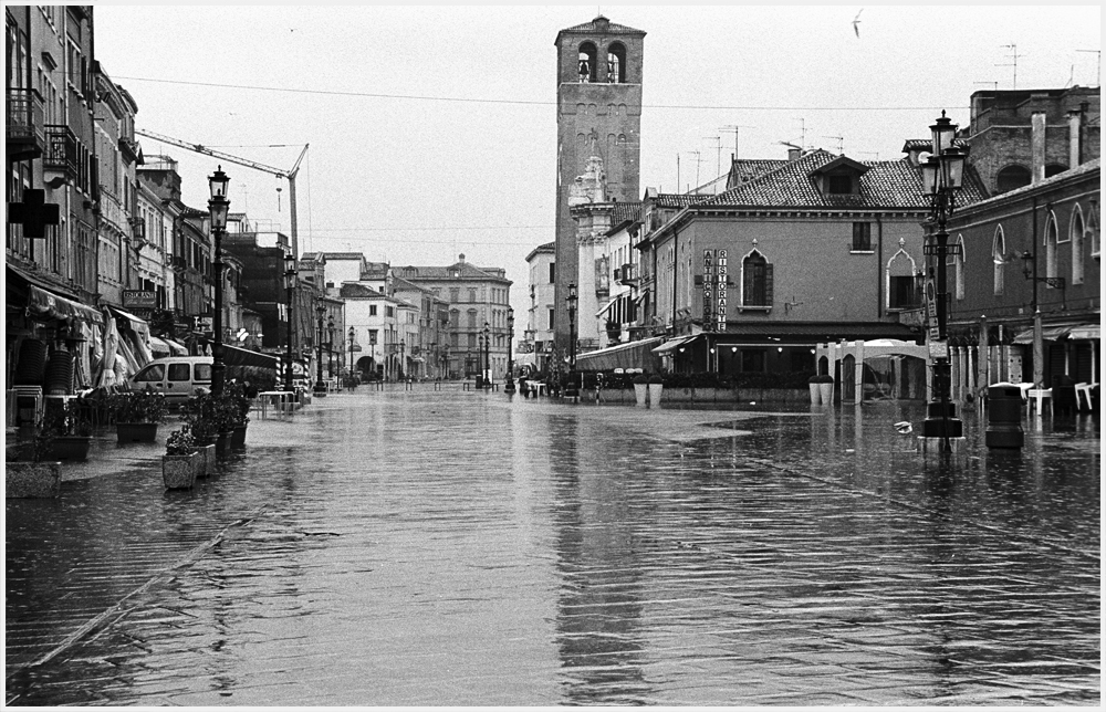 alta marea in chioggia