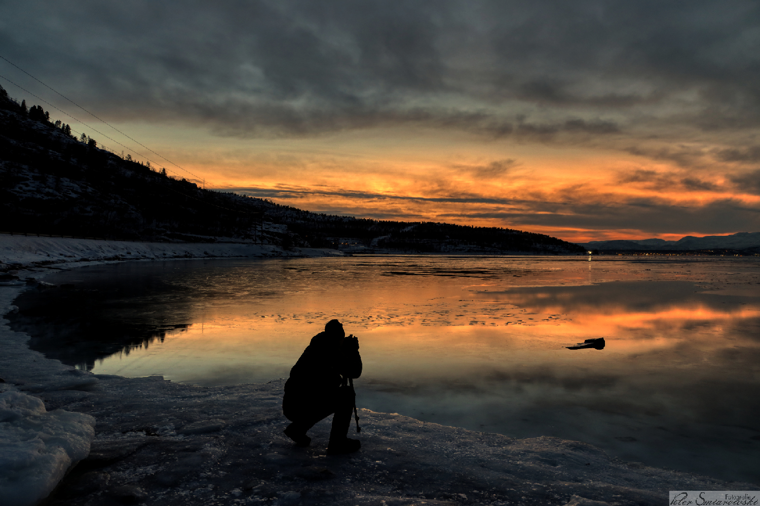 Altafjord in Norwegen um 13:50Uhr, am 10.01.2023