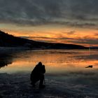 Altafjord in Norwegen um 13:50Uhr, am 10.01.2023