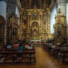 Altar barroco de La Iglesia del Monasterio de  San Pelayo.