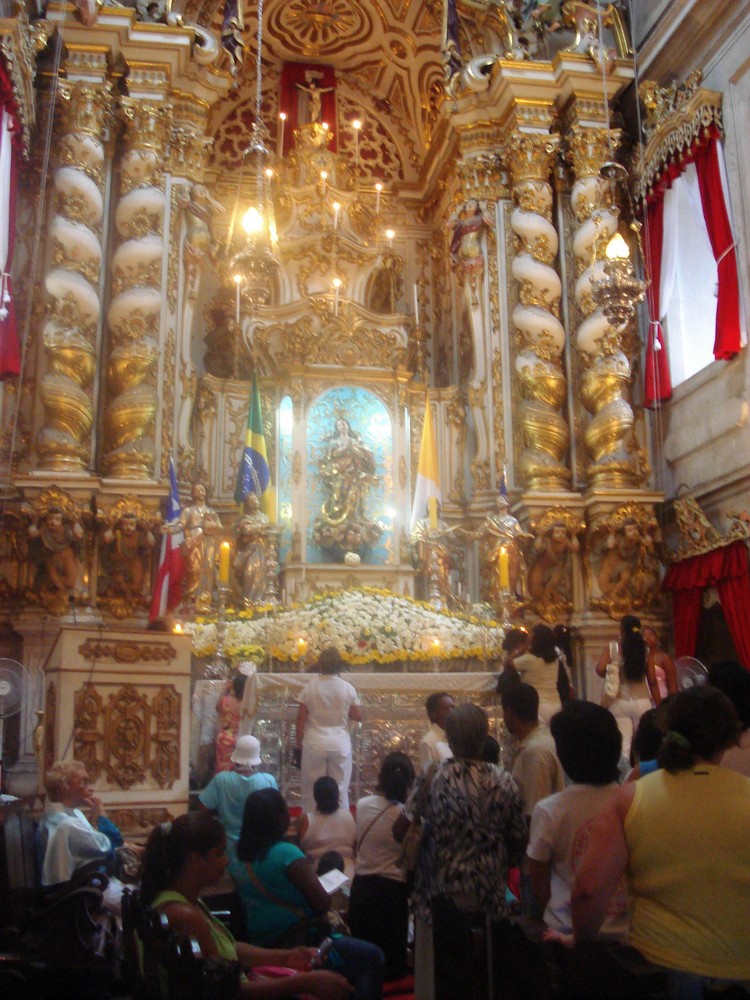 Altar da Igreja de Nossa Senhora da Conceiçao da Praia- Salvador-Bahia- Brasil