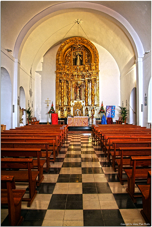 Altar de la Església de Sant Miquel de Balansat