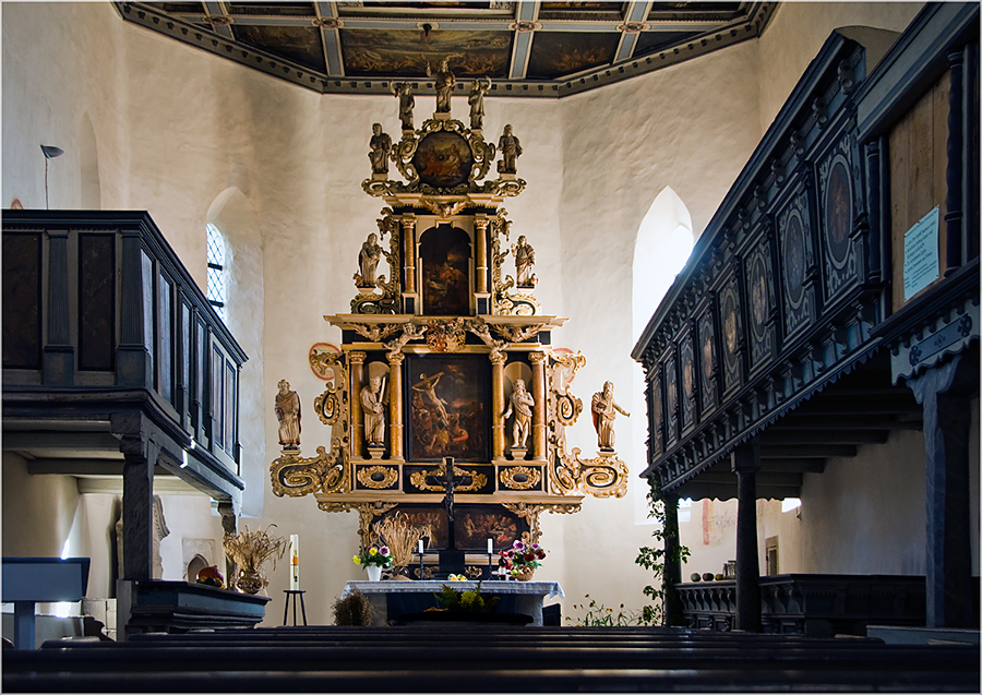 Altar der Autobahnkirche Brumby