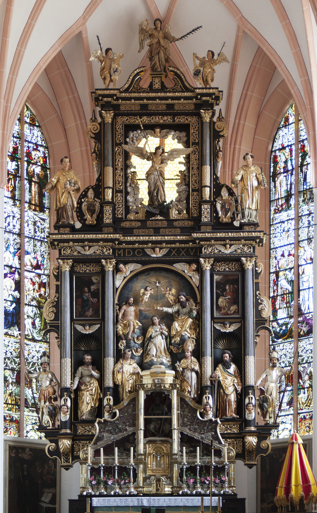 Altar der Basilika St. Michael in Mondsee