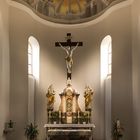 Altar der Michaelsbergkapelle in Untergrombach