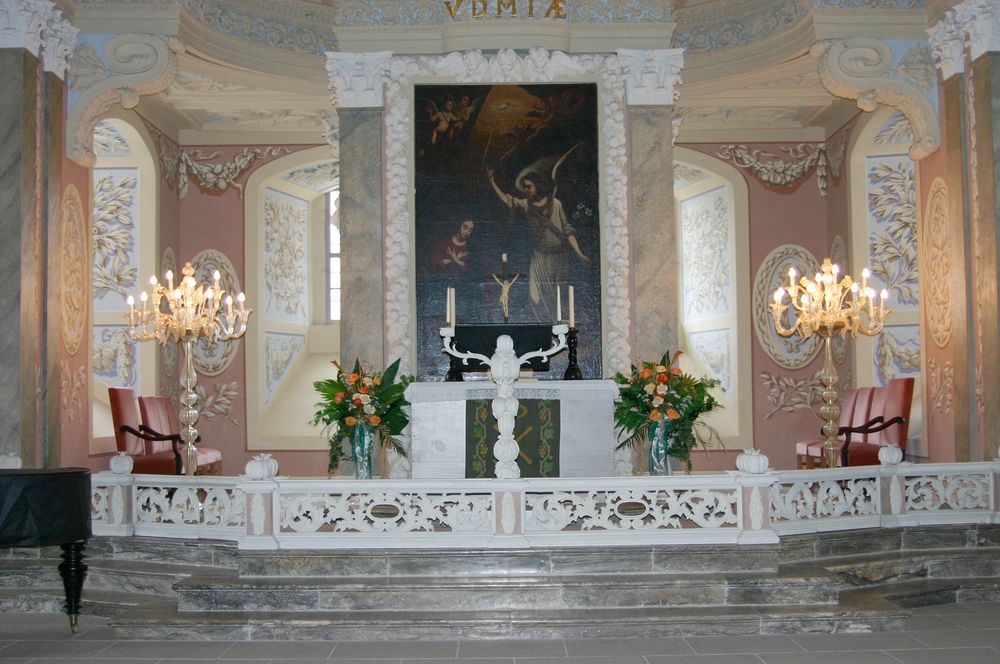 Altar der Schlosskirche Eisenberg