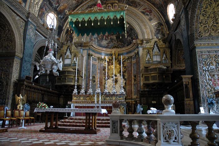 Altar der St. John's Co-Cathedral - Valletta