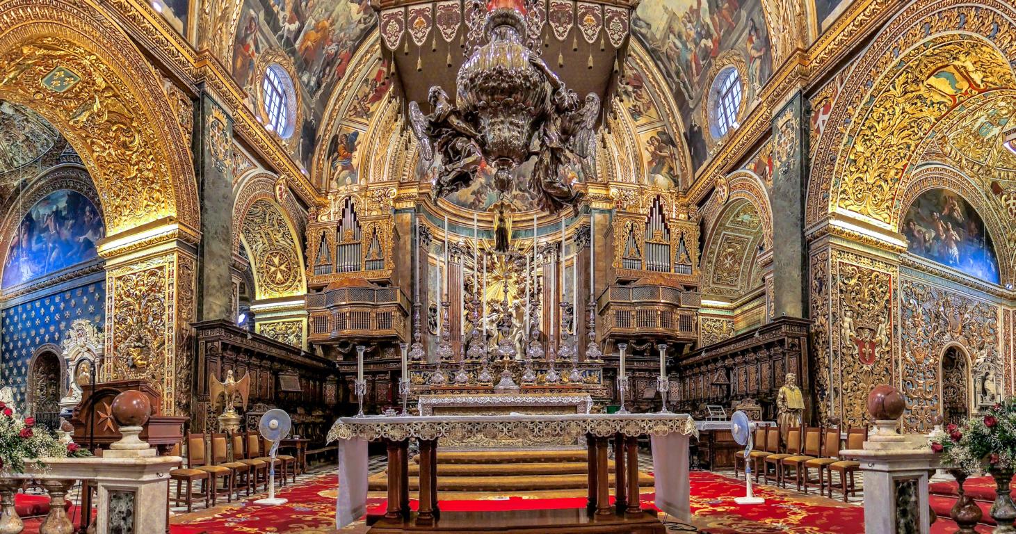 Altar der St. John’s Co-Cathedral, Valletta, Malta