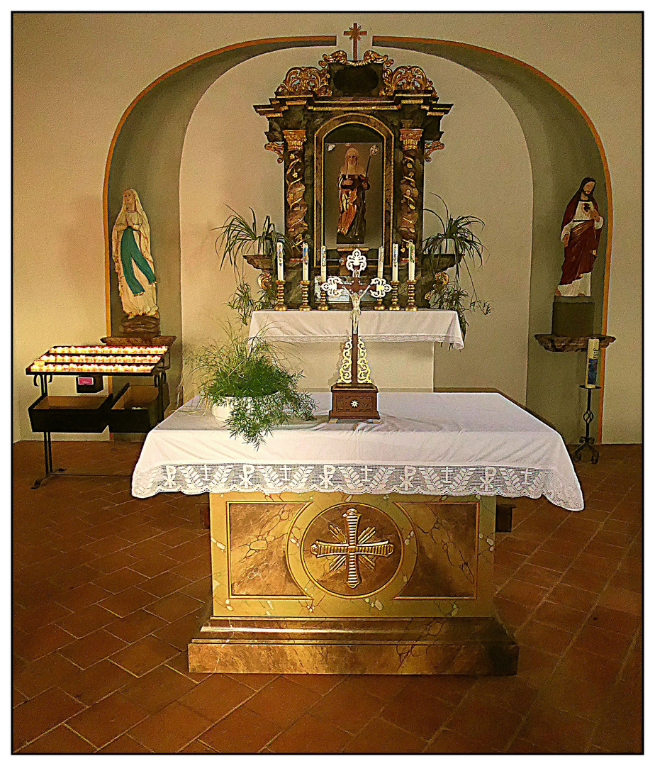 Altar der Walburgis-Kapelle