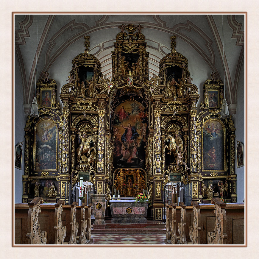 Altar der Wallfahrtskirche Sammarei