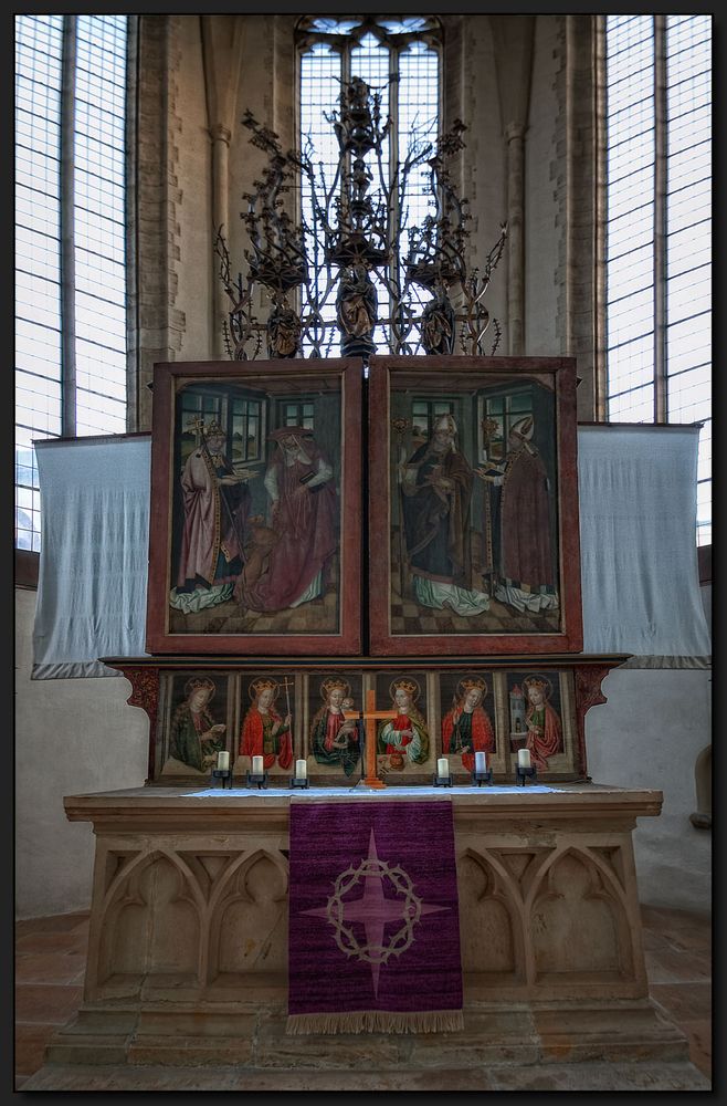 ...Altar der Wallonerkirche Magdeburg...