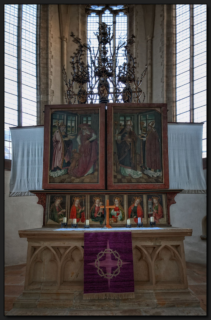 ...Altar der Wallonerkirche Magdeburg...