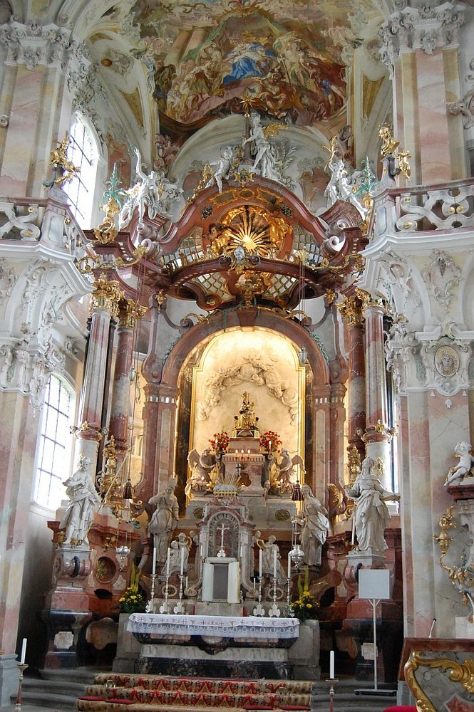 Altar des Klosters Birnau (Bodensee)