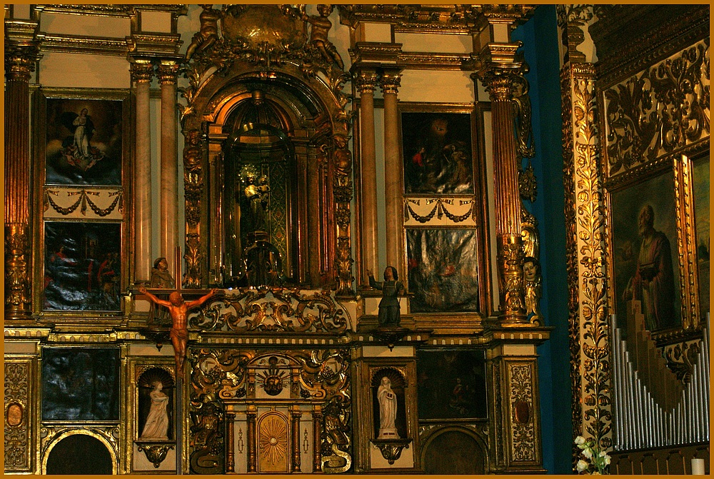 Altar des Klosters Lluch/Mallorca